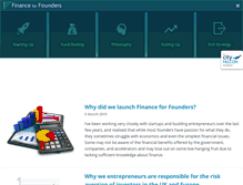 Tablet Screenshot of financeforfounders.com